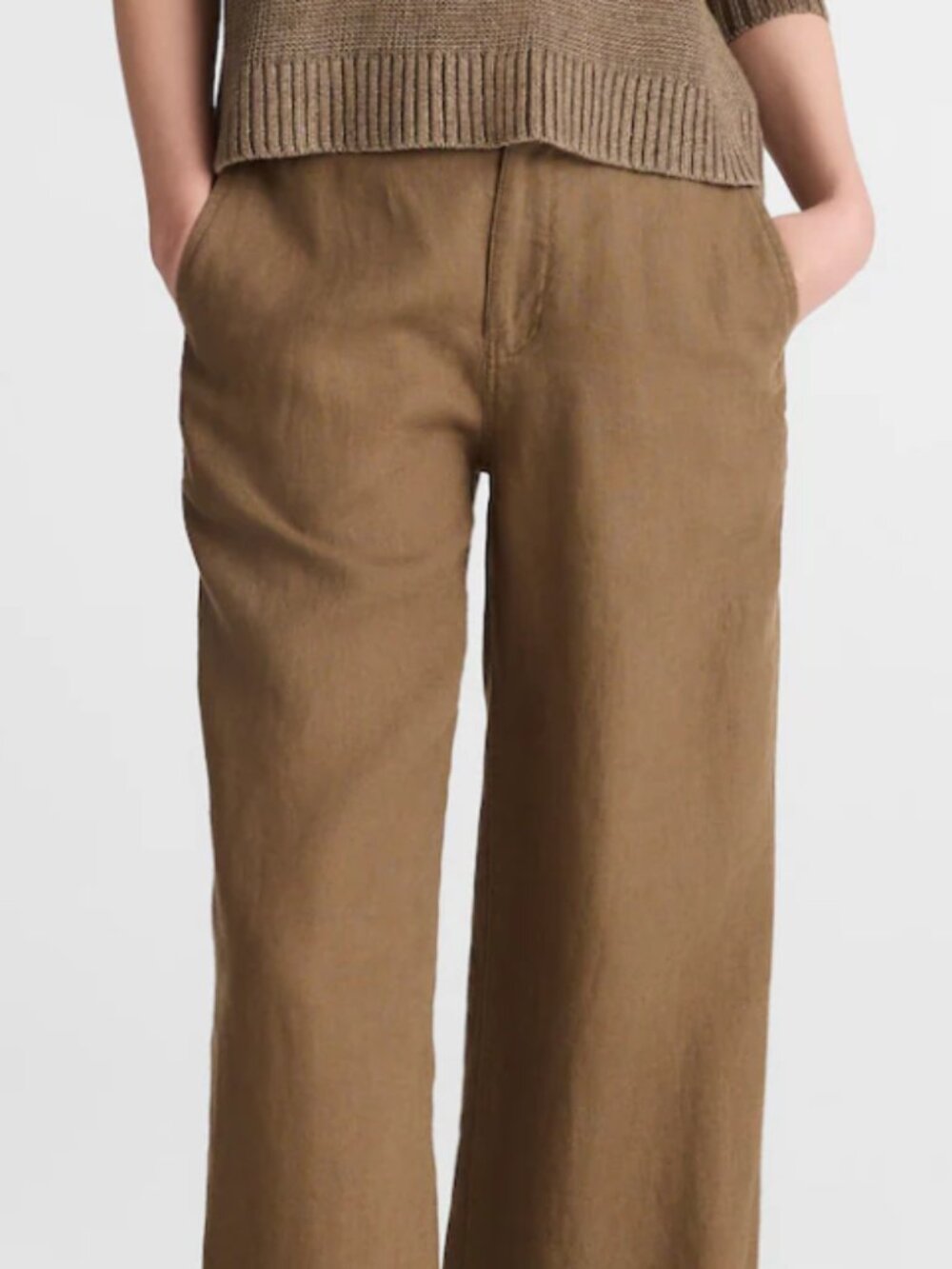Madewell Zoe Relaxed Straight Leg 100% Linen